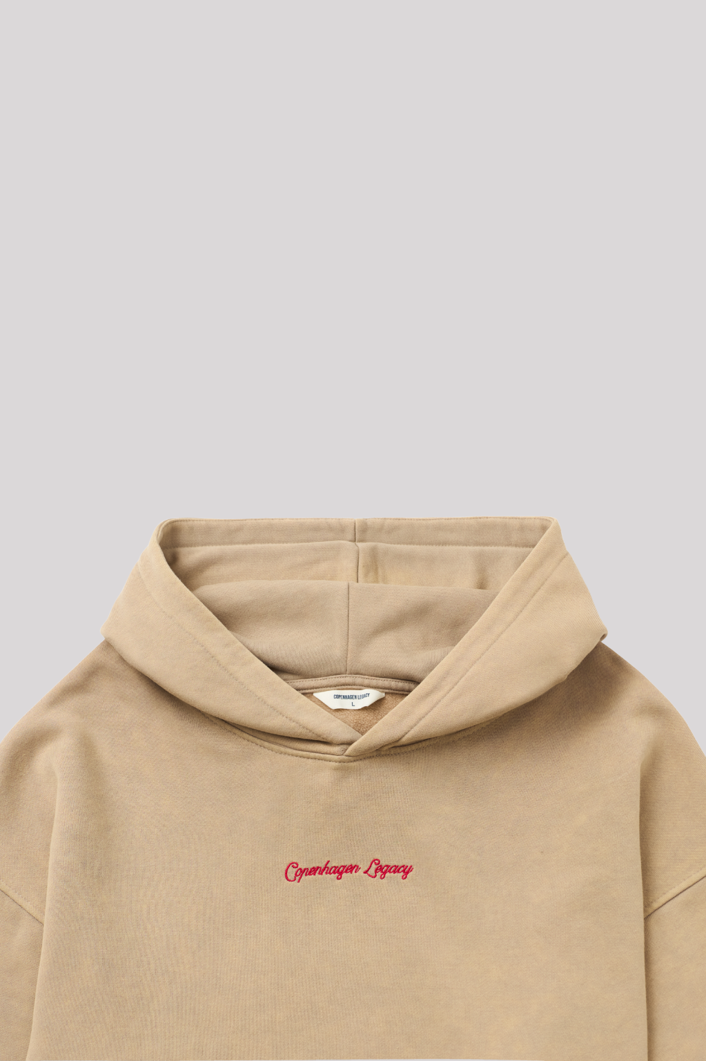 Hættetrøje Sweatshirt til mænd i Sand