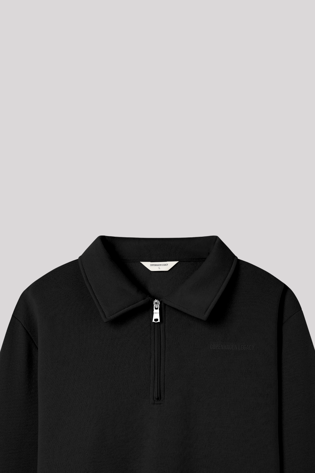 Men's Half-Zip Sweatshirt Black