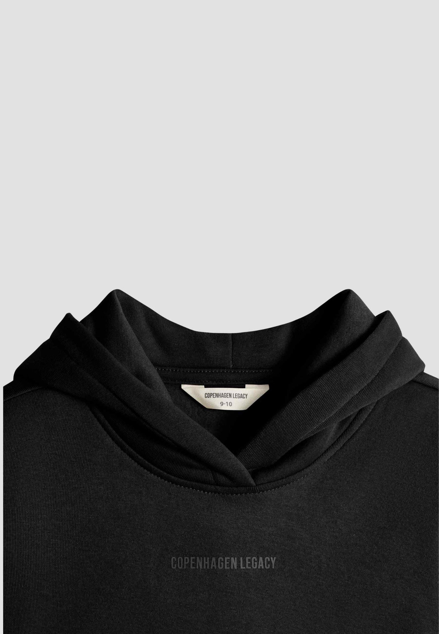 Børne Hættetrøje Sweatshirt Sort