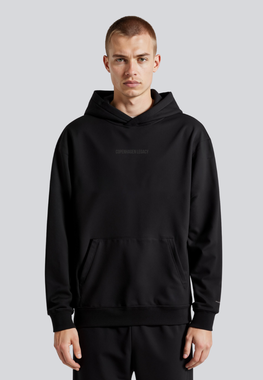 Mens Hoodie Sweatshirt Black