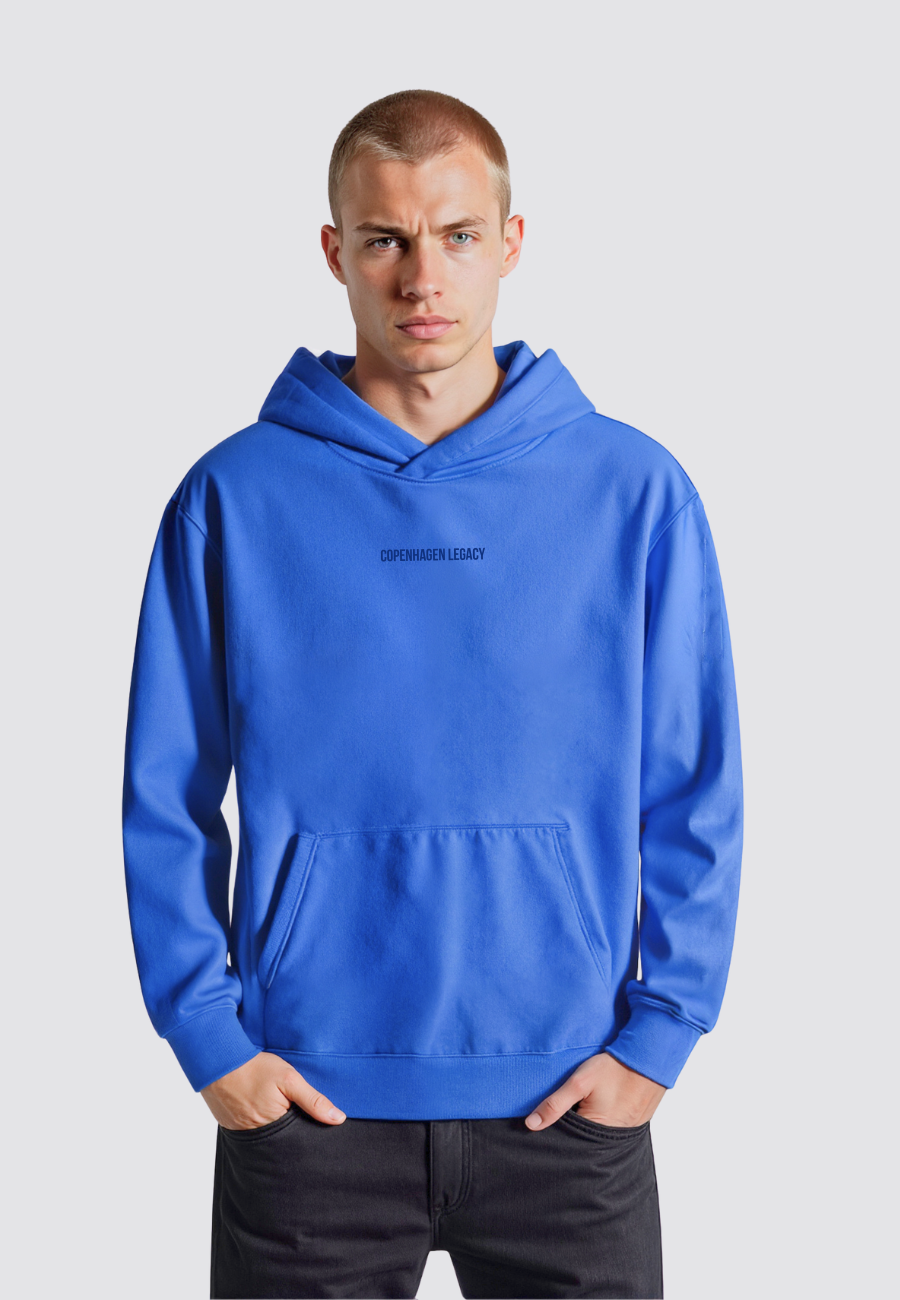 Mens Hoodie Sweatshirt Blue