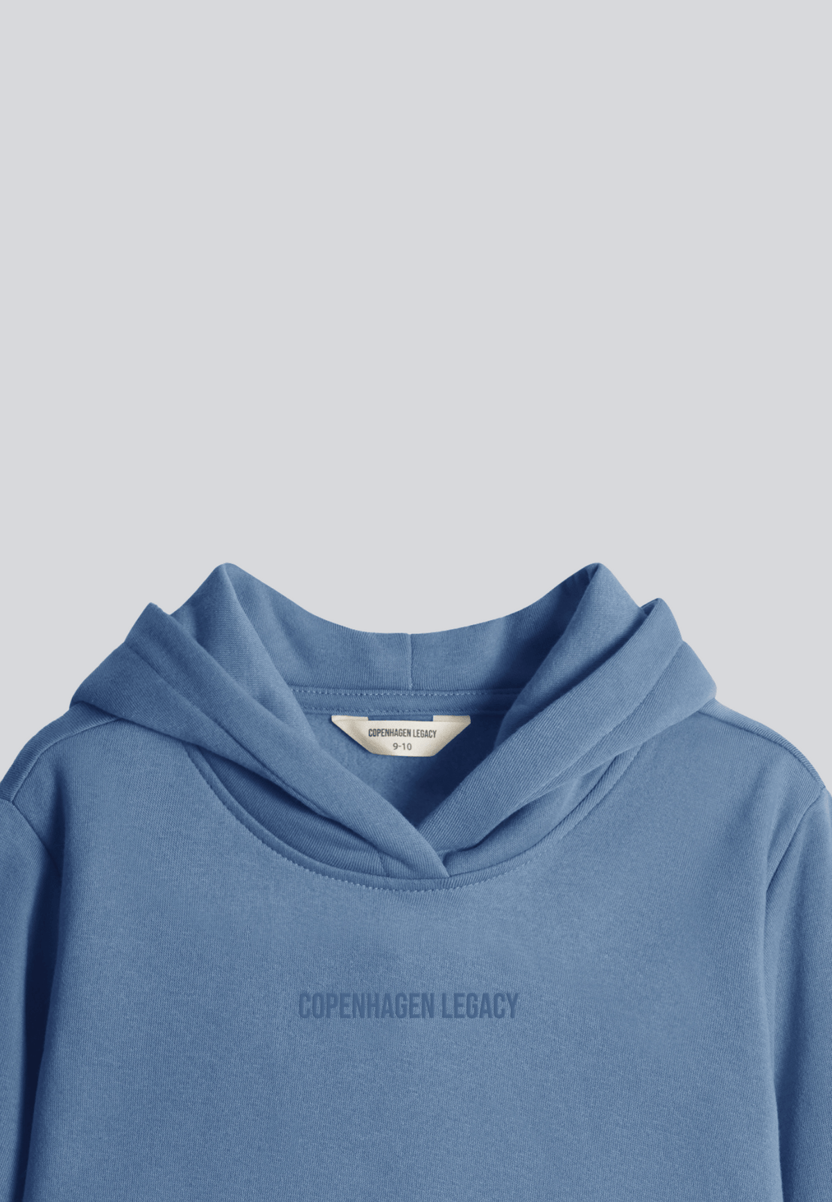 Børne Hættetrøje Sweatshirt Denim Melange