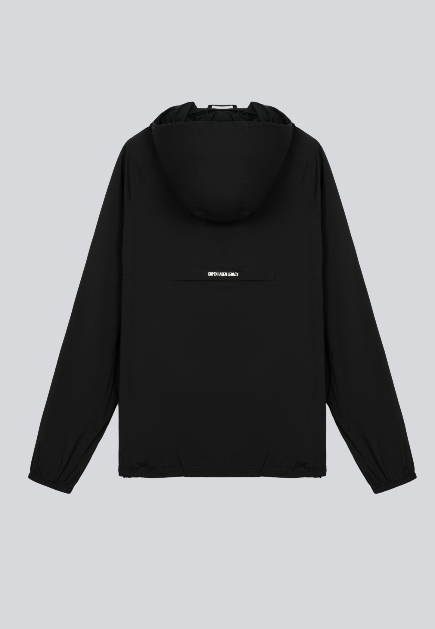 One Layer Sports Jacket in Performance Fabric in Black