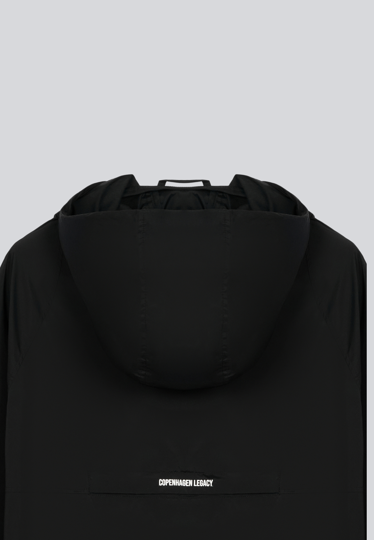 One Layer Sports Jacket in Performance Fabric in Black