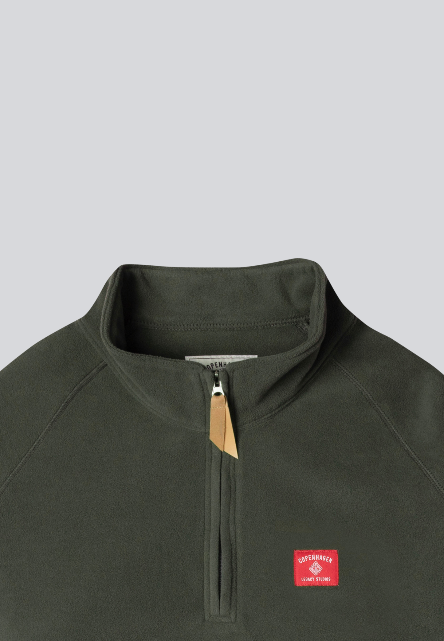 Fleece Half Zip Blouse Anthracite