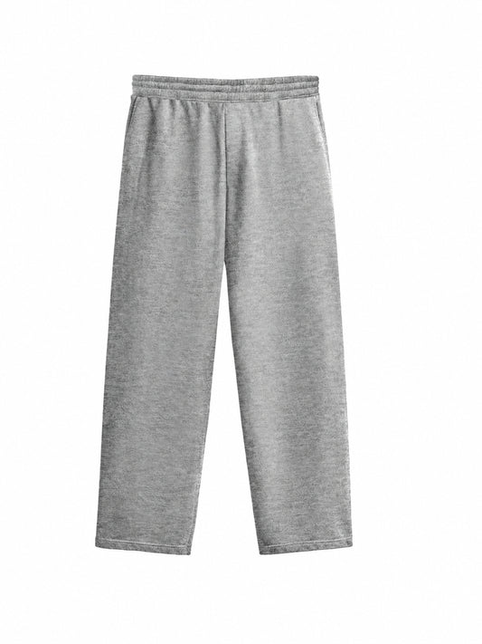 Men's Straight Leg Joggers Grey Melange — image 1
