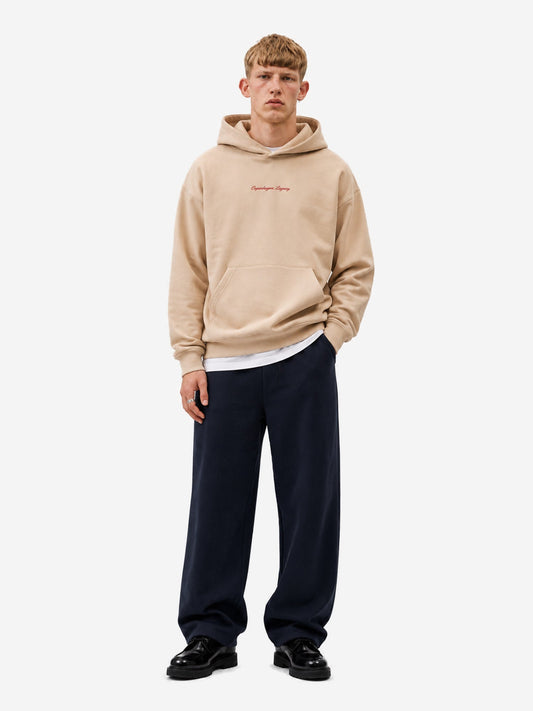 Herren-Hoodie-Sweatshirt in Vintage-gewaschenem Grau