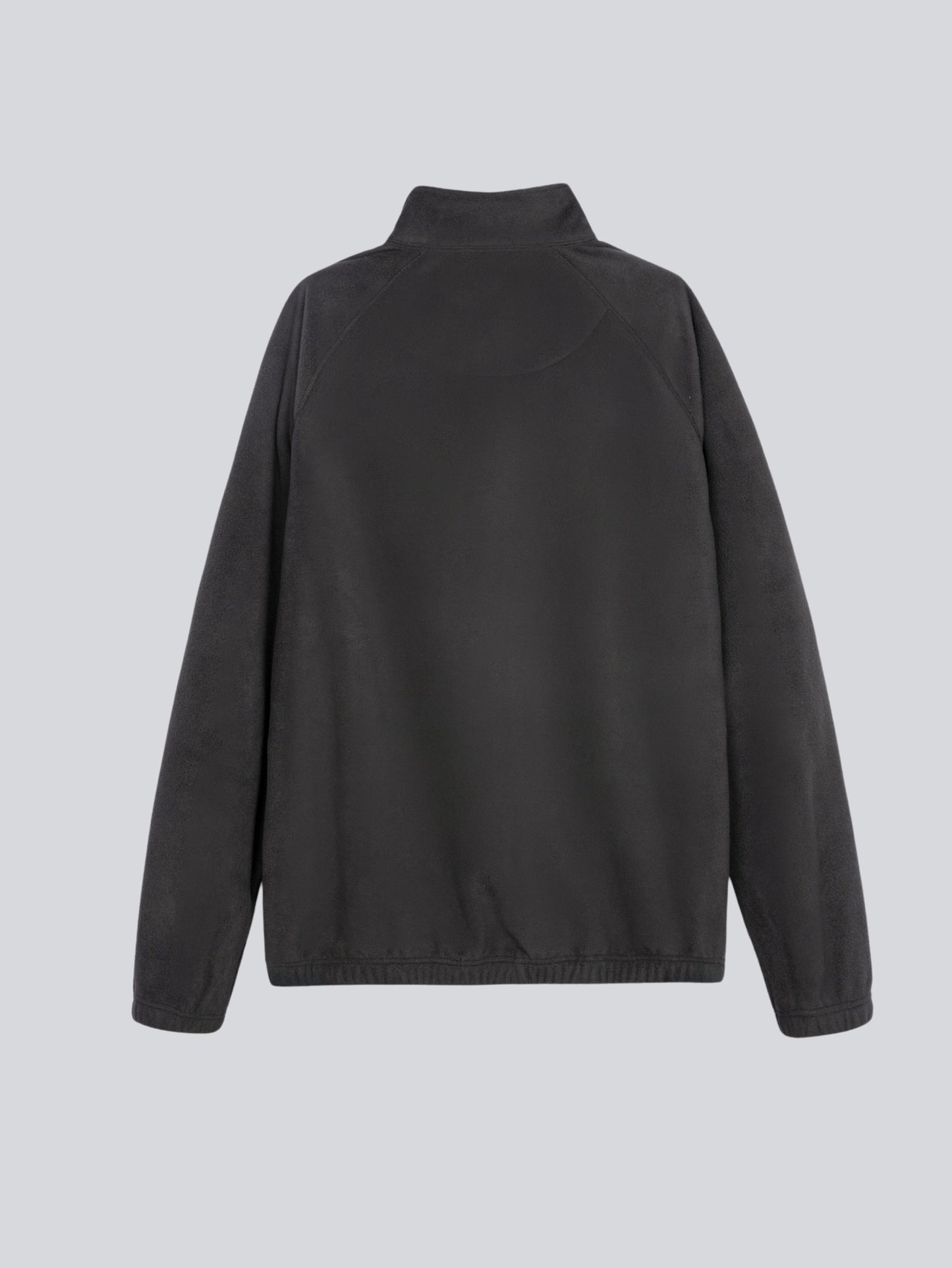 Fleece Bluse med lynlås Anthracit Grå