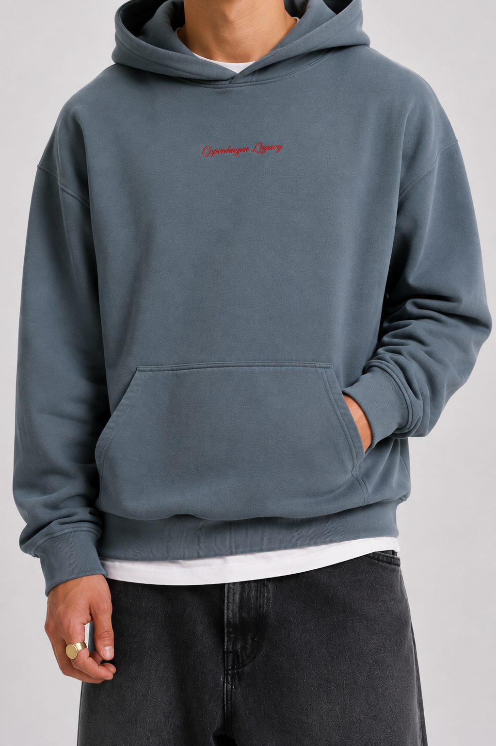 Hættetrøje Sweatshirt til mænd i Sand