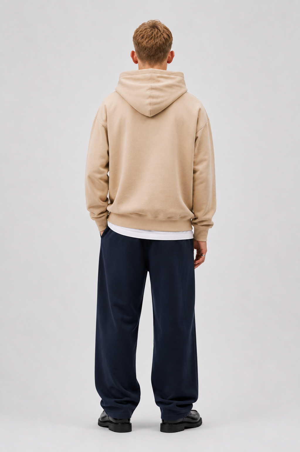 Hættetrøje Sweatshirt til mænd i Sand