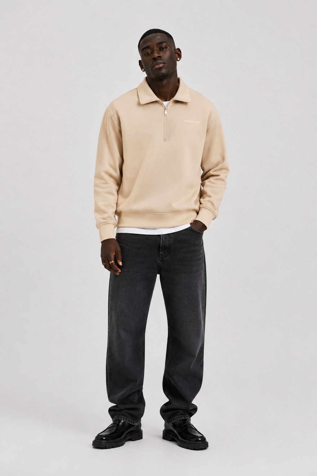 Men's Half-Zip Sweatshirt Desert