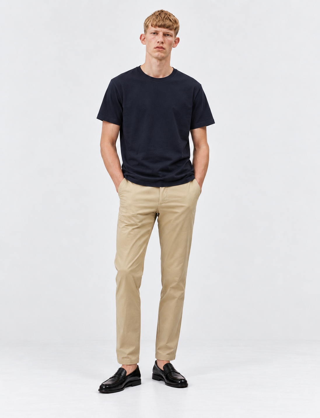 Sand Super Flex Chino Pants – front