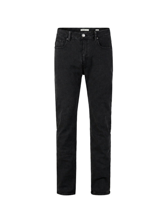 Grey Tapered Jeans – front