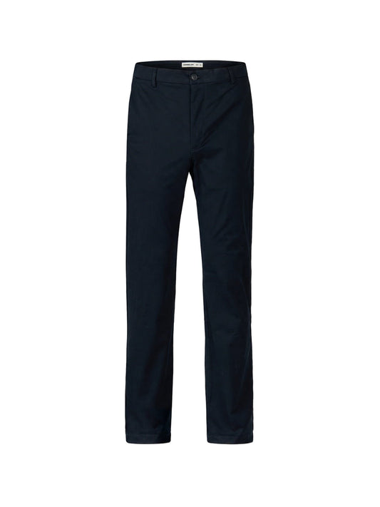 Navy Super Flex Chino Pants – front
