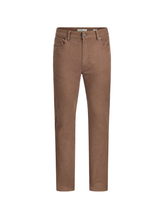 Brown Tapered Jeans – front