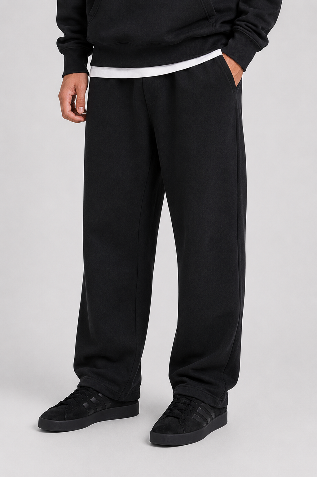 Men's Straight Leg Joggers Black