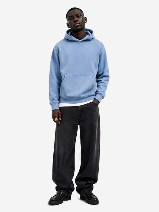 Mens Hoodie Sweatshirt Blue