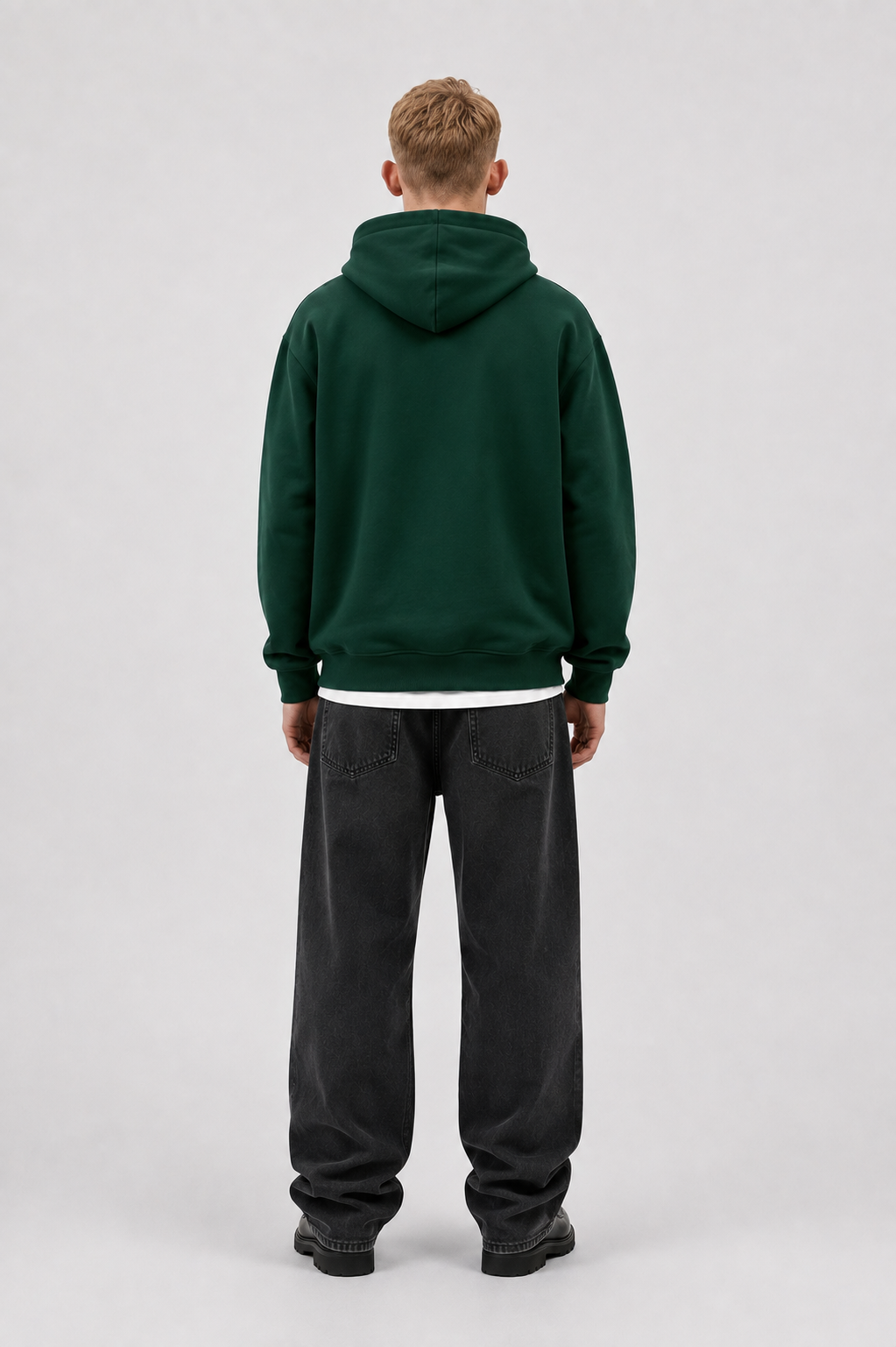 Mens Hoodie Sweatshirt in Green
