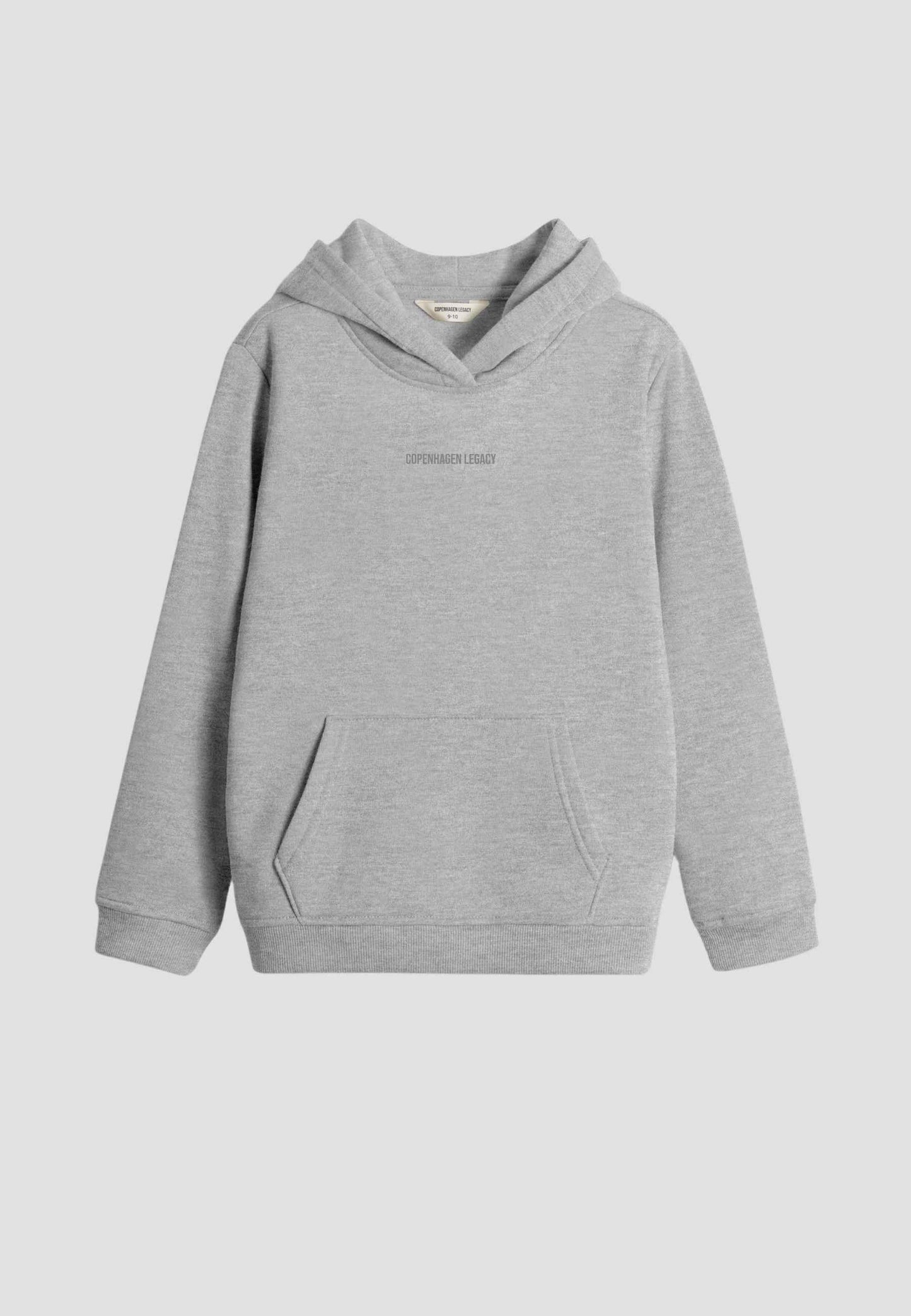 Kids Hoodie Sweatshirt Grey Melange