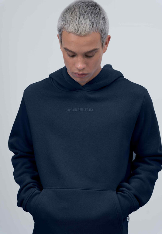Mens Hoodie Sweatshirt Navy