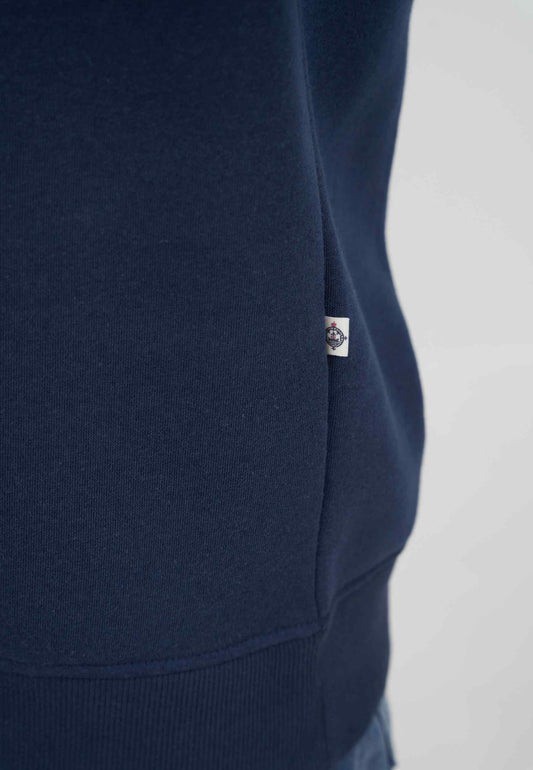 Mens Hoodie Sweatshirt Navy