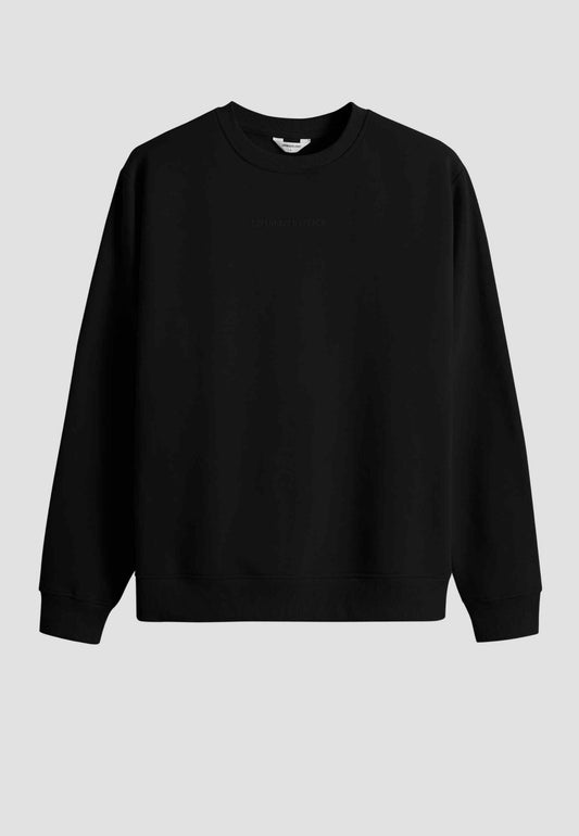 Mens Crew Neck Sweatshirt Black