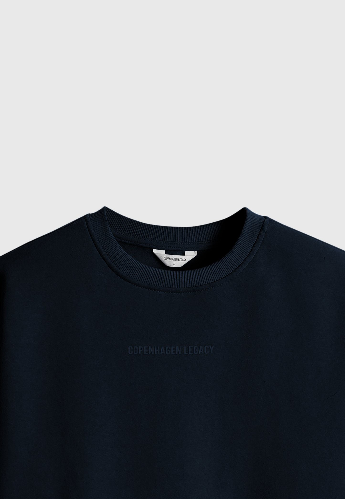 Mens Crew Neck Sweatshirt Navy