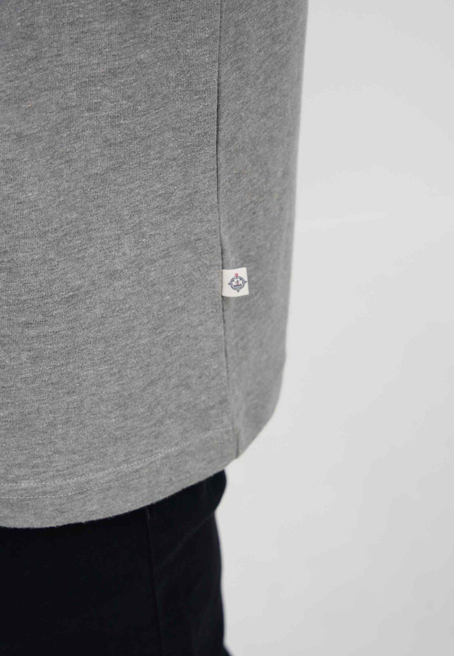 Mens T-shirt 2 Pack Grey Melange and Antracite